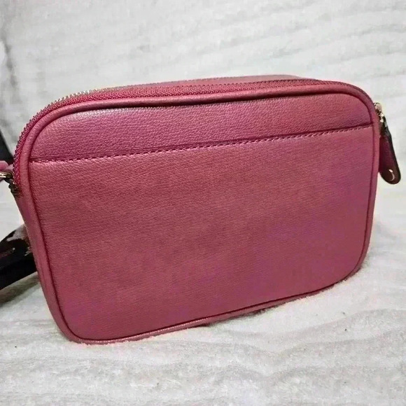 NWT Karl Lagerfeld Paris Crossbody Camera Style Pink Bag. - Picture 5 of 9